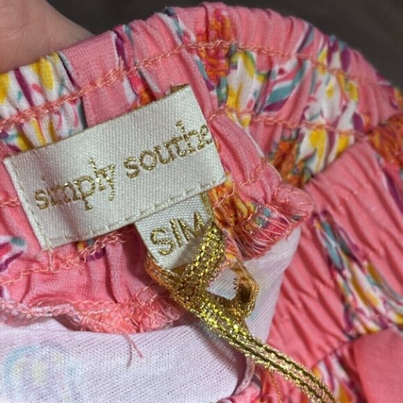 Simply Southern Pink Tassel shorts - Picture 7 of 8